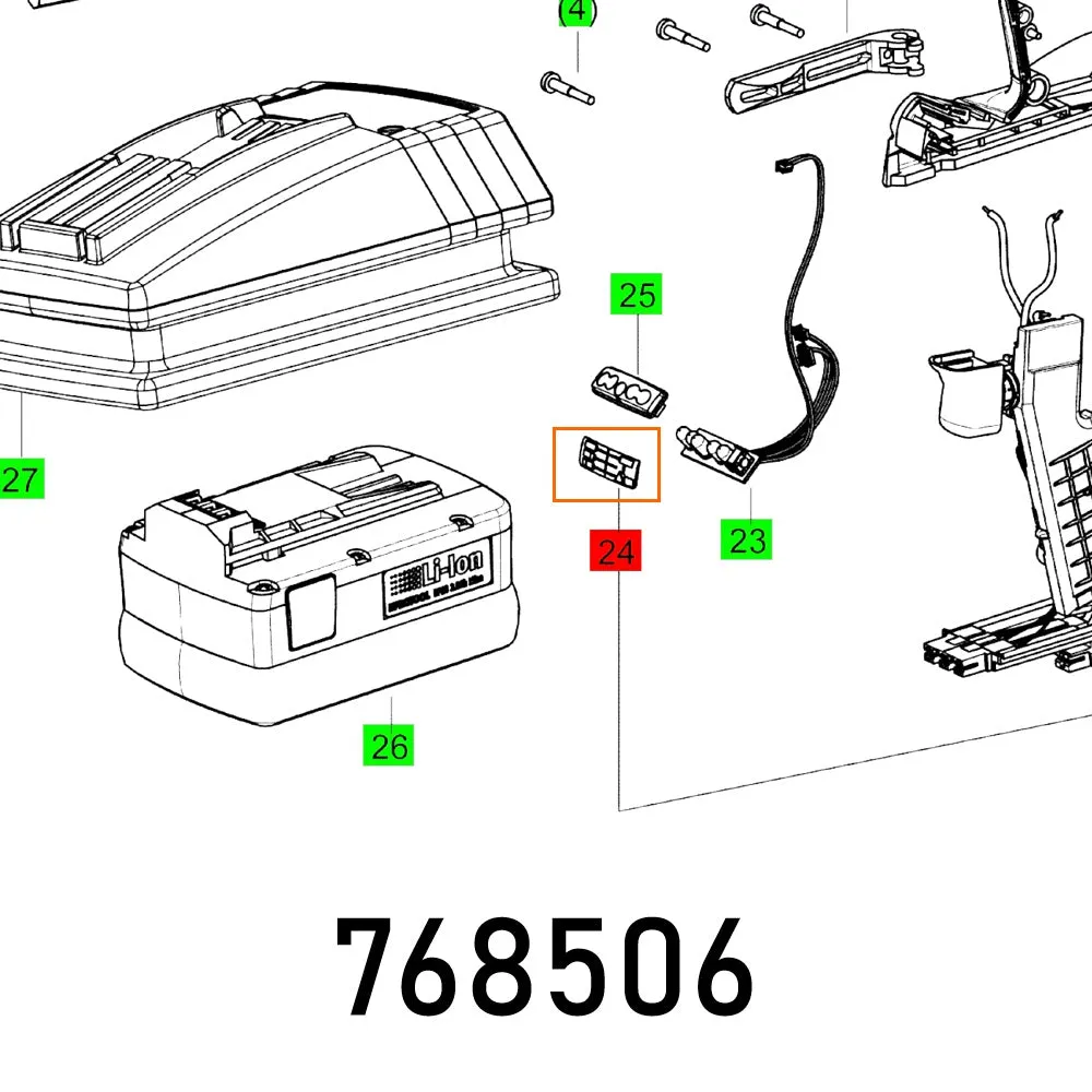 FESTOOL ADHESIVE LABEL PDC 18 FES768506