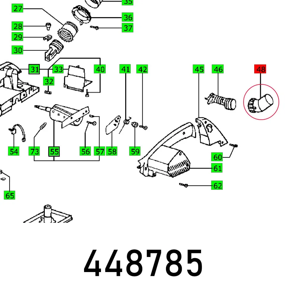 Festool, Angle Piece Ehl 65 Eb, FES448785