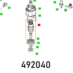 Festool, Armature 230V Of 1010 Ebq 230V Et-Bg, FES492040