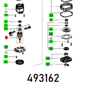 Festool, Armature Compl. Ds 400 230V, FES493162