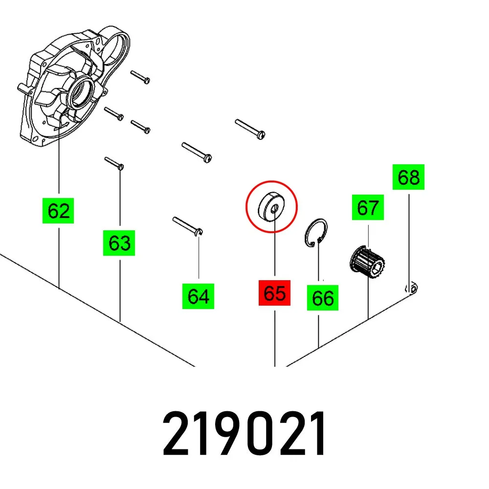 Festool, Ball Bearing 6300 Ddu Din 625, FES219021