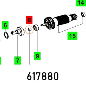 FESTOOL BEARING HK 1010 FES617880