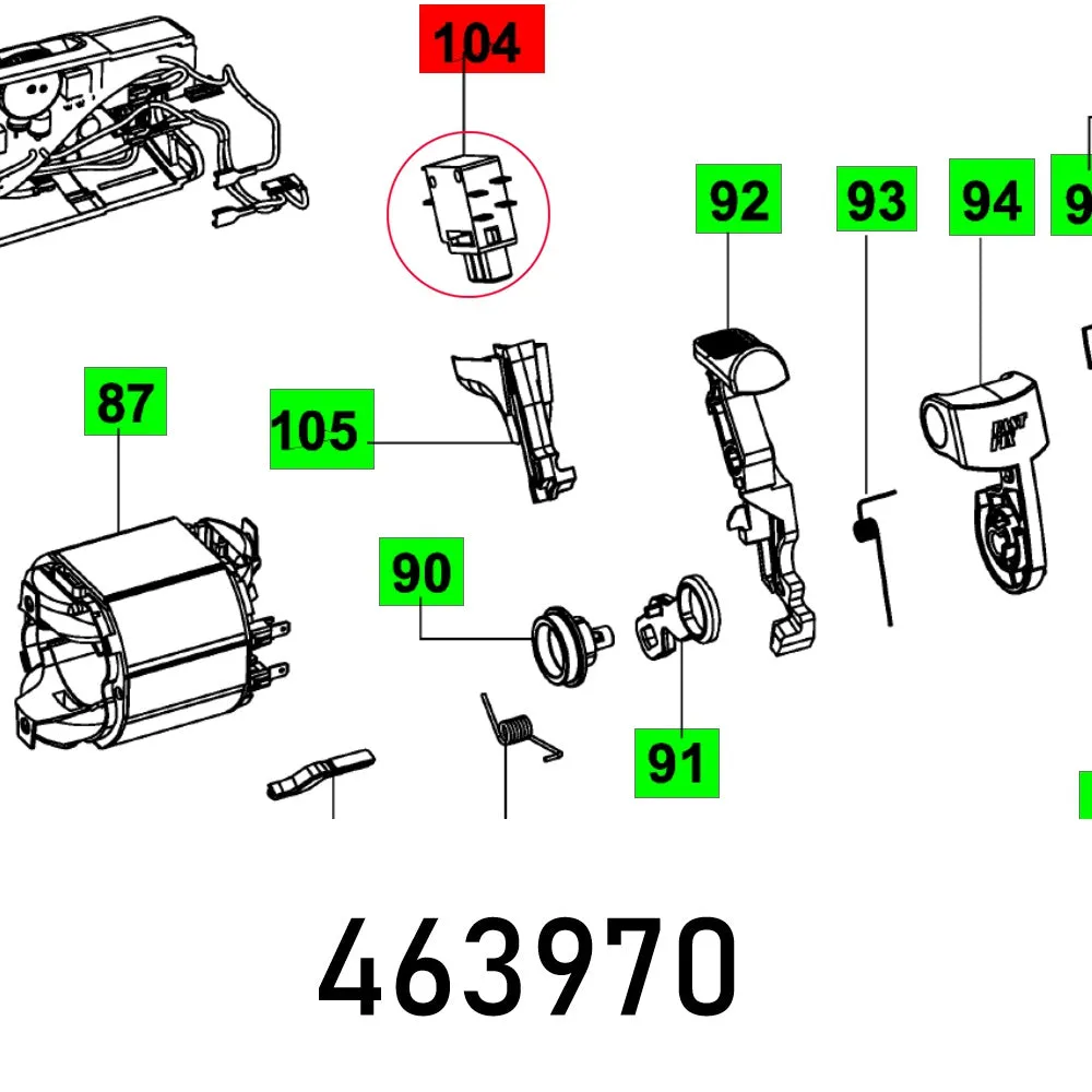 Festool, Brake Switch Ts 55, FES463970