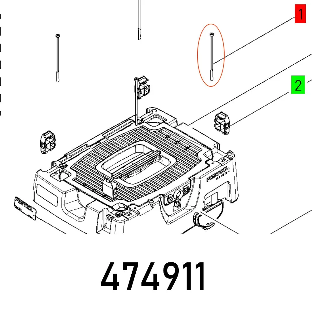 Festool, Cheese Head Pt-5X140-T25, FES474911