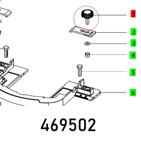 Festool, Clamping Screw La-Df500, FES469502