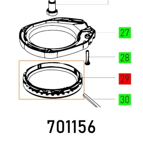 FESTOOL COLLAR ETS 150 FES701156