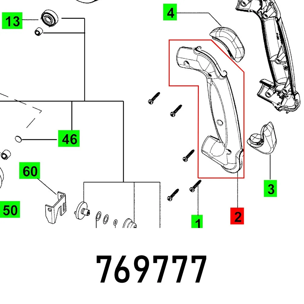 FESTOOL HANDLE MX 1200/2 ET-BG FES769777