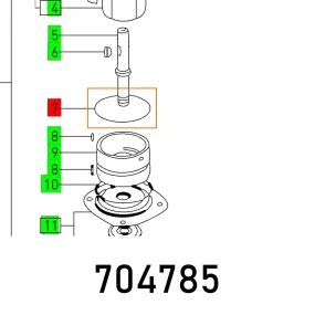 FESTOOL O-RING 51,5X1,5-FKM-LABS-FREI FES704785