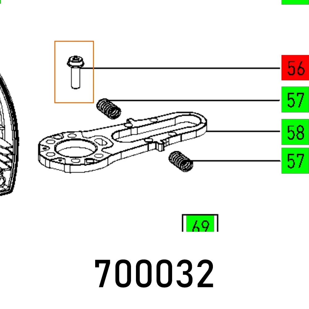 FESTOOL SCREW DF 700 FES700032