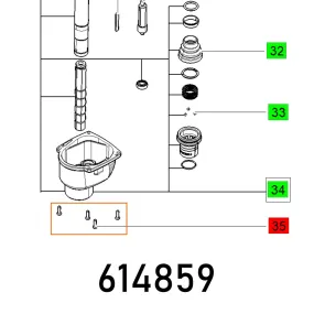 FESTOOL SCREW M5X16 FES614859