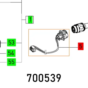 FESTOOL SOCKET HOUSING RO 90 DXPLUG IT VOLLST. FES700539