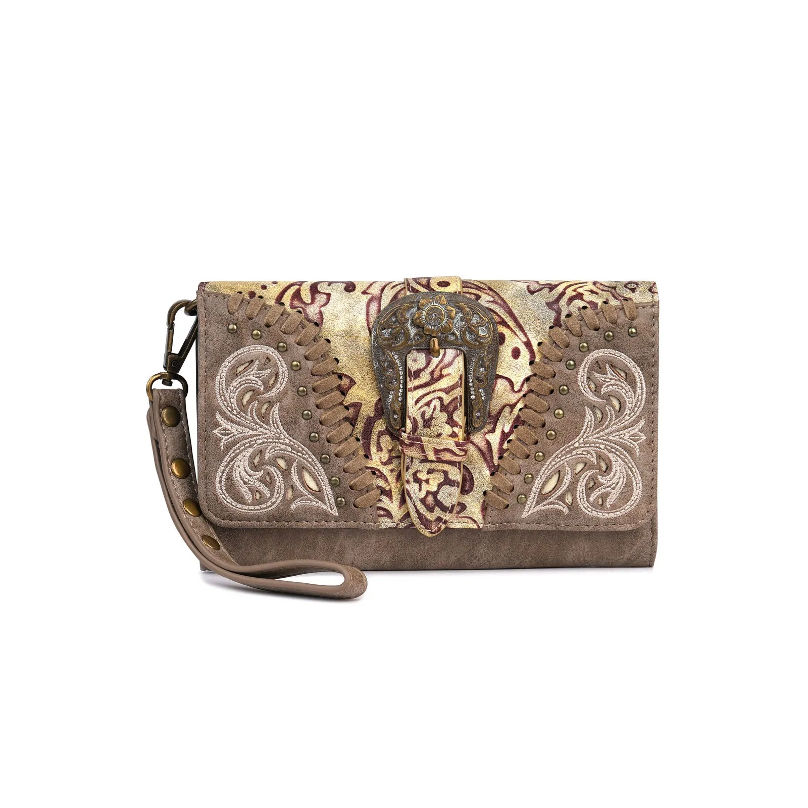 FIO-016 Montana West  Buckle Collection Wallet/Crossbody