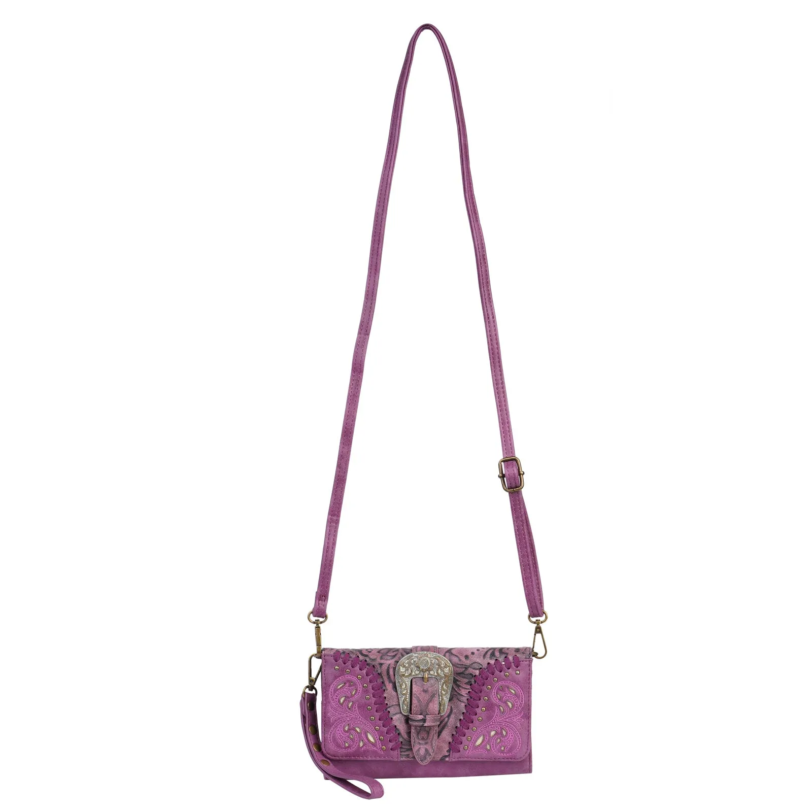 FIO-016 Montana West  Buckle Collection Wallet/Crossbody