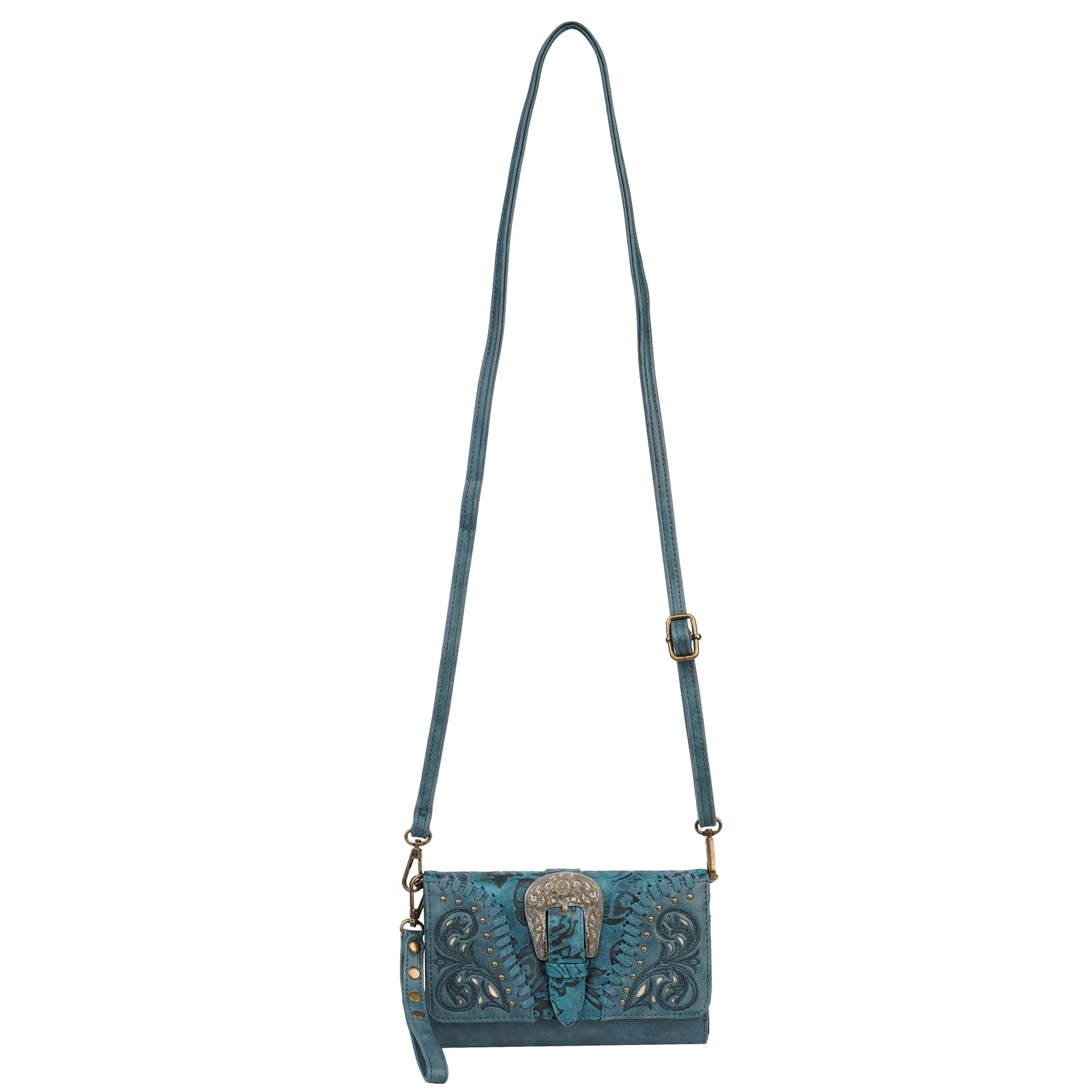 FIO-016 Montana West  Buckle Collection Wallet/Crossbody