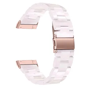 Fitbit Sense / Versa 3 resin bead watch strap - Light Pink