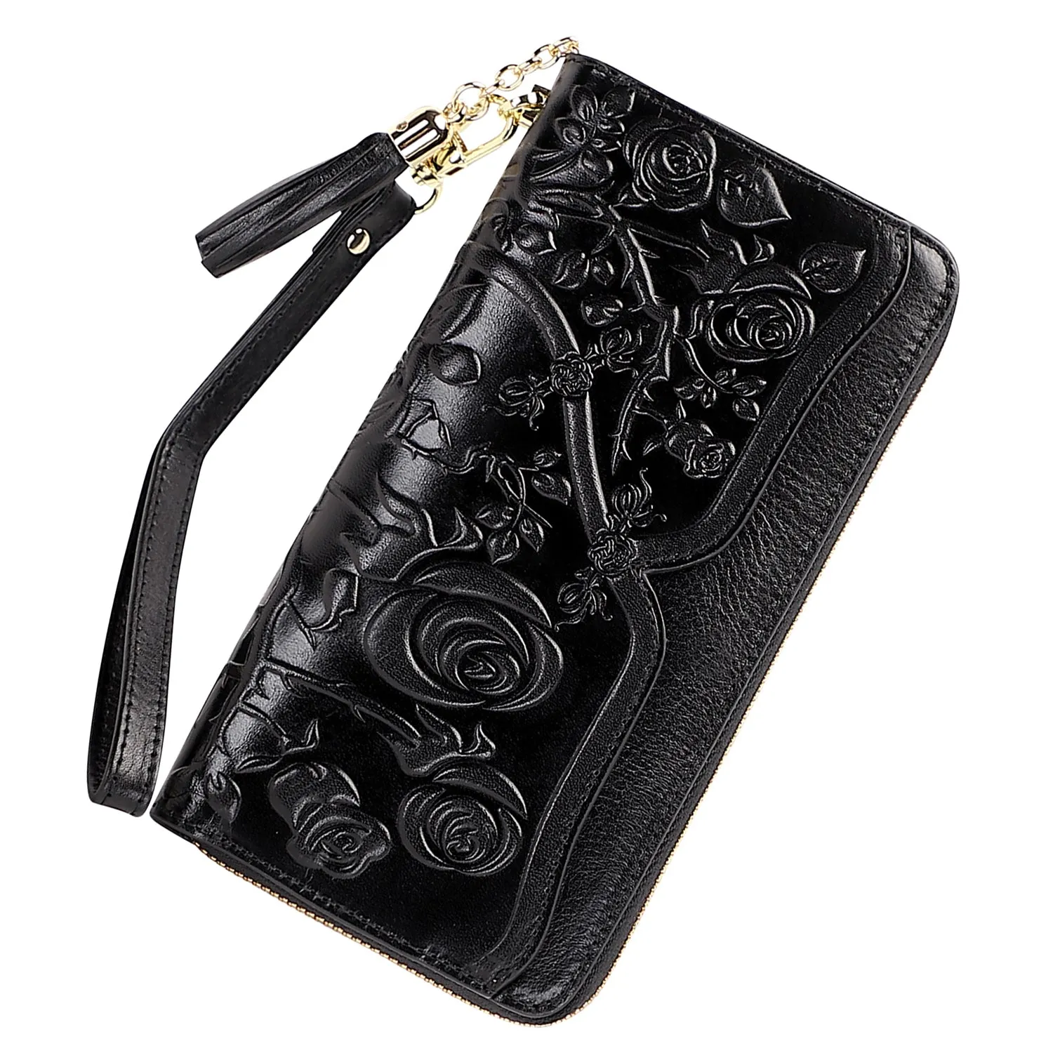 Floral Wristlet Wallet