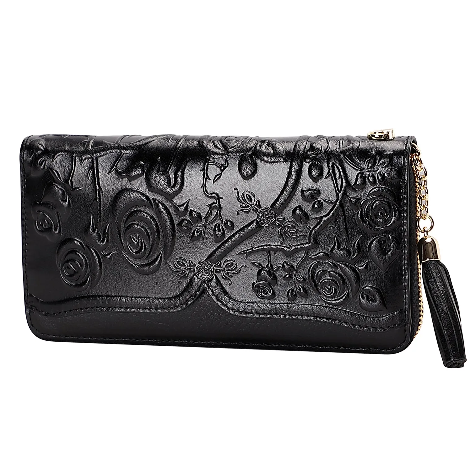 Floral Wristlet Wallet