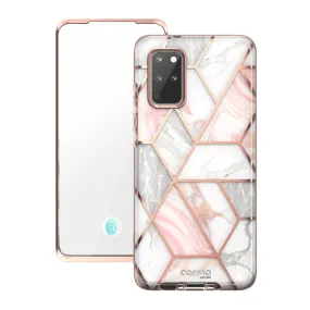 Galaxy S20 Plus Cosmo Case (with Screen Protector)(open box) - Marble Pink