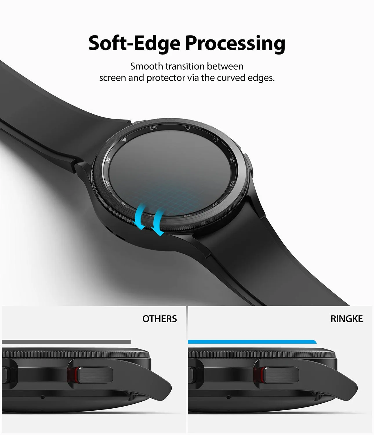 Galaxy Watch 4 Classic 42mm Screen Protector ID Glass by Ringke