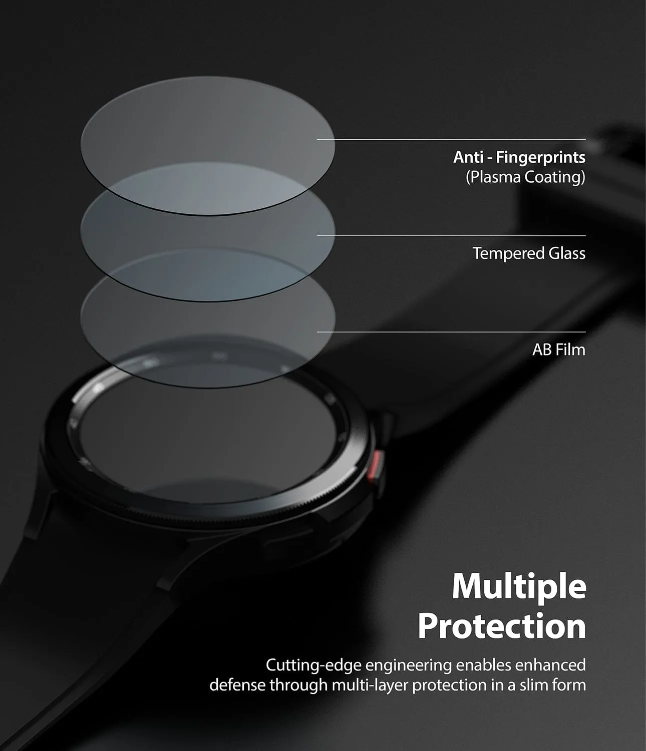 Galaxy Watch 4 Classic 42mm Screen Protector ID Glass by Ringke