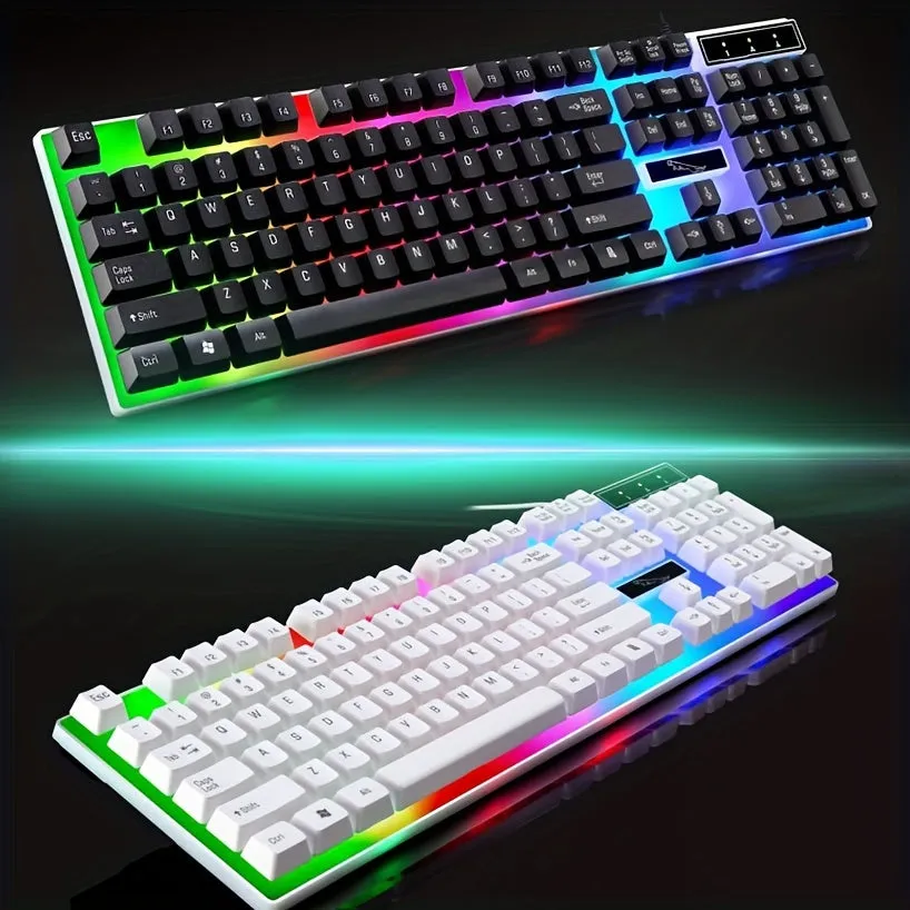 Gaming Keyboard USB Wired For PC Computer-Mouse