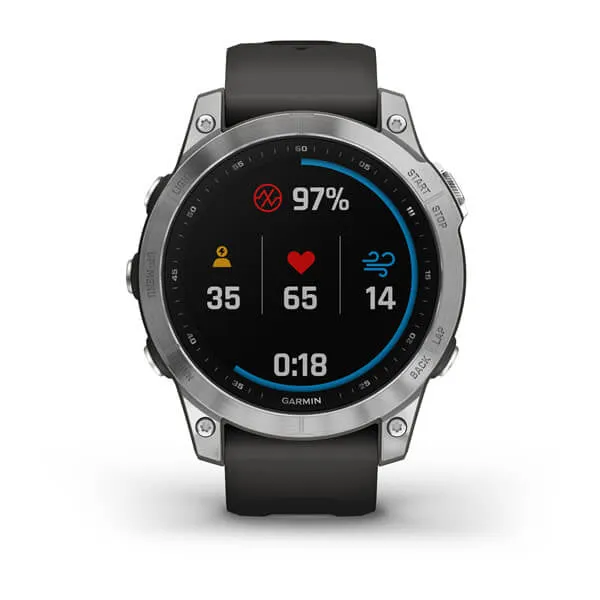 Garmin Fenix 7 Premium Multisport Gps Watch Silver 010-02540-01