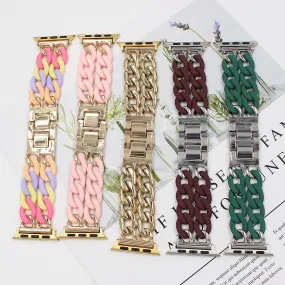 GlamourChain Resin Link Band For Apple Watch Multiple Colors Available