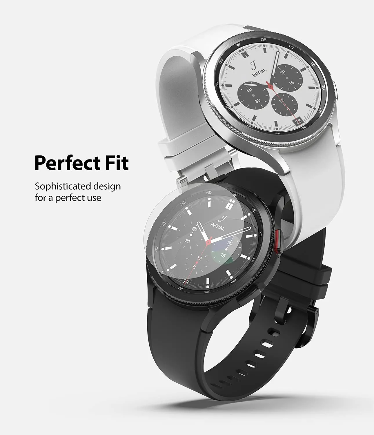 Glass [4 Pack] Compatible with Samsung Galaxy Watch 4 Classic 46mm