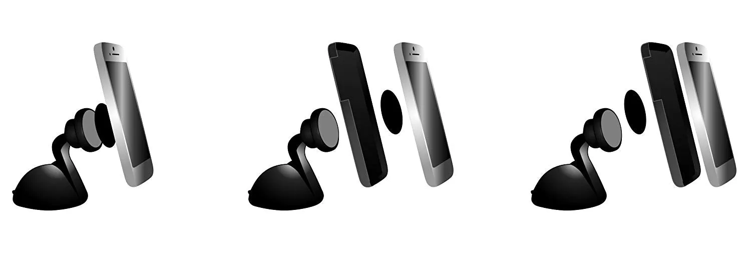 HandiHolder- Universal Phone Mount- Black