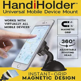 HandiHolder- Universal Phone Mount- Black