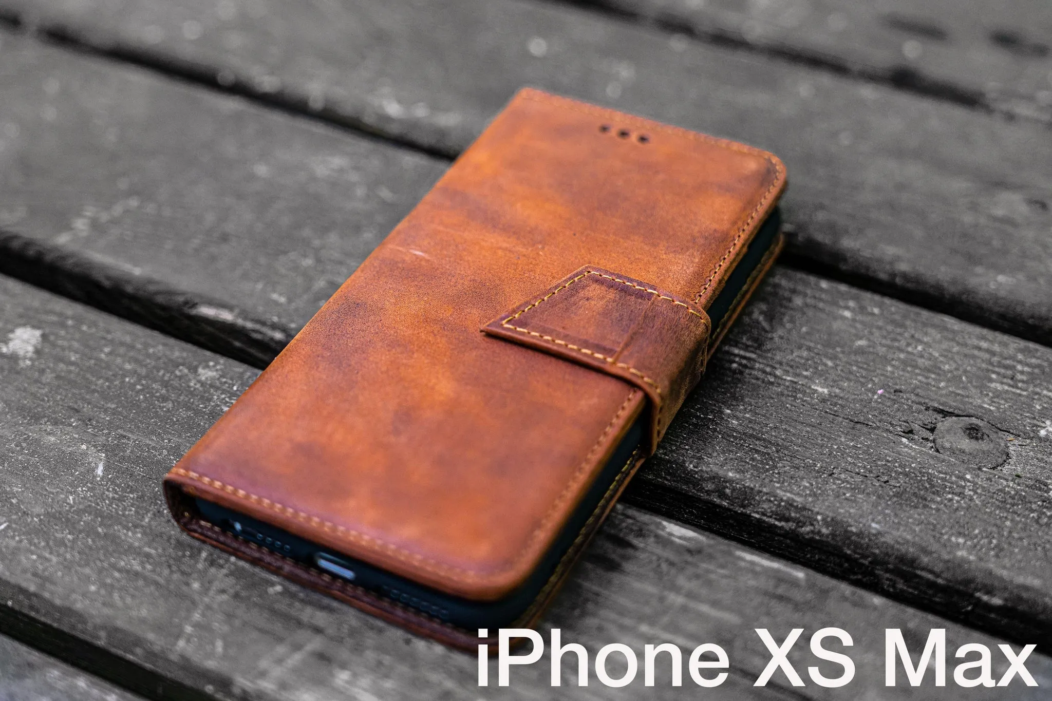 iPhone XS-MAX Leather Wallet Case - No.02