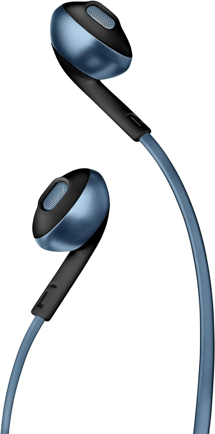 JBL TUNE 205BT Wireless Bluetooth Earbud Headphones (Blue)