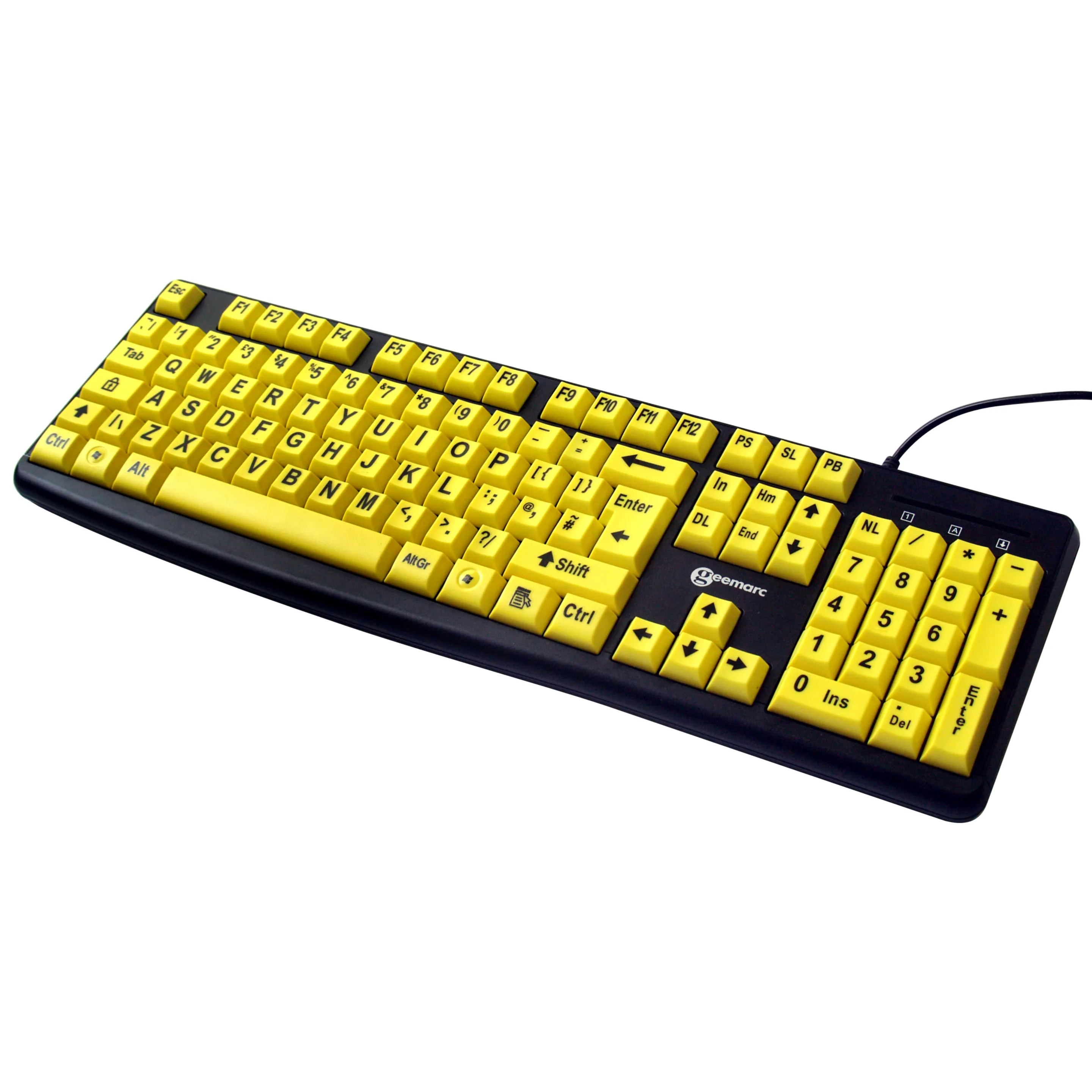 KBS Yellow V3 - High Visibility Keyboard