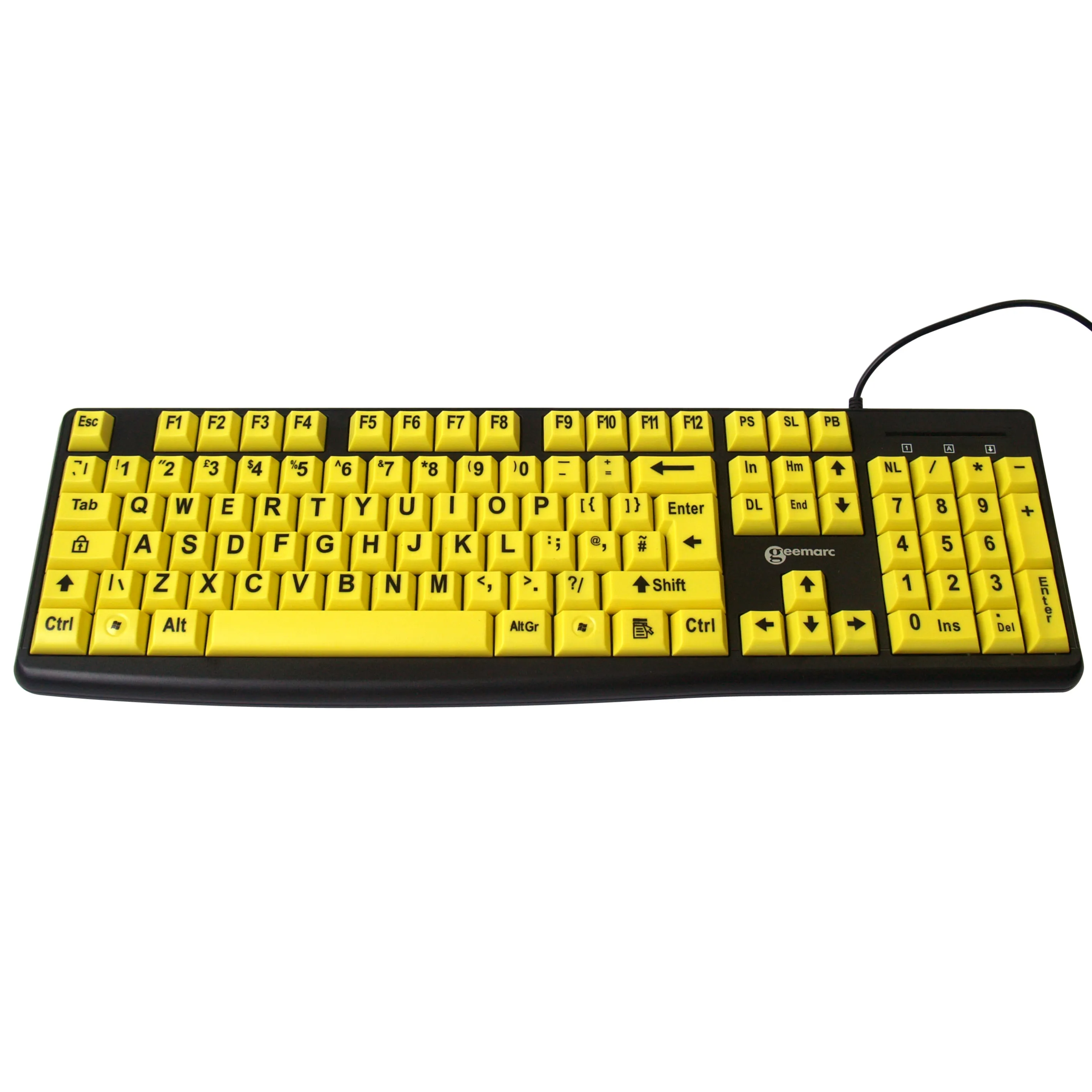 KBS Yellow V3 - High Visibility Keyboard