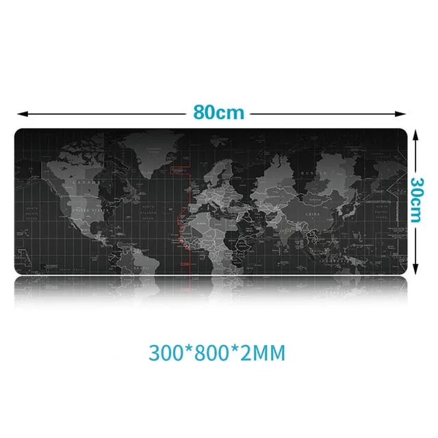 Large World Map Home Decor