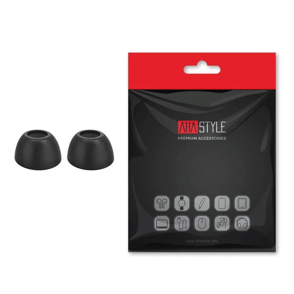 Memory Foam EarBuds Covers Til Samsung Galaxy Buds Pro / Buds2 Pro - Sort - Str. M