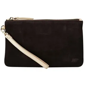 Mighty Purse Wristlet - Suede Dark Chocolate