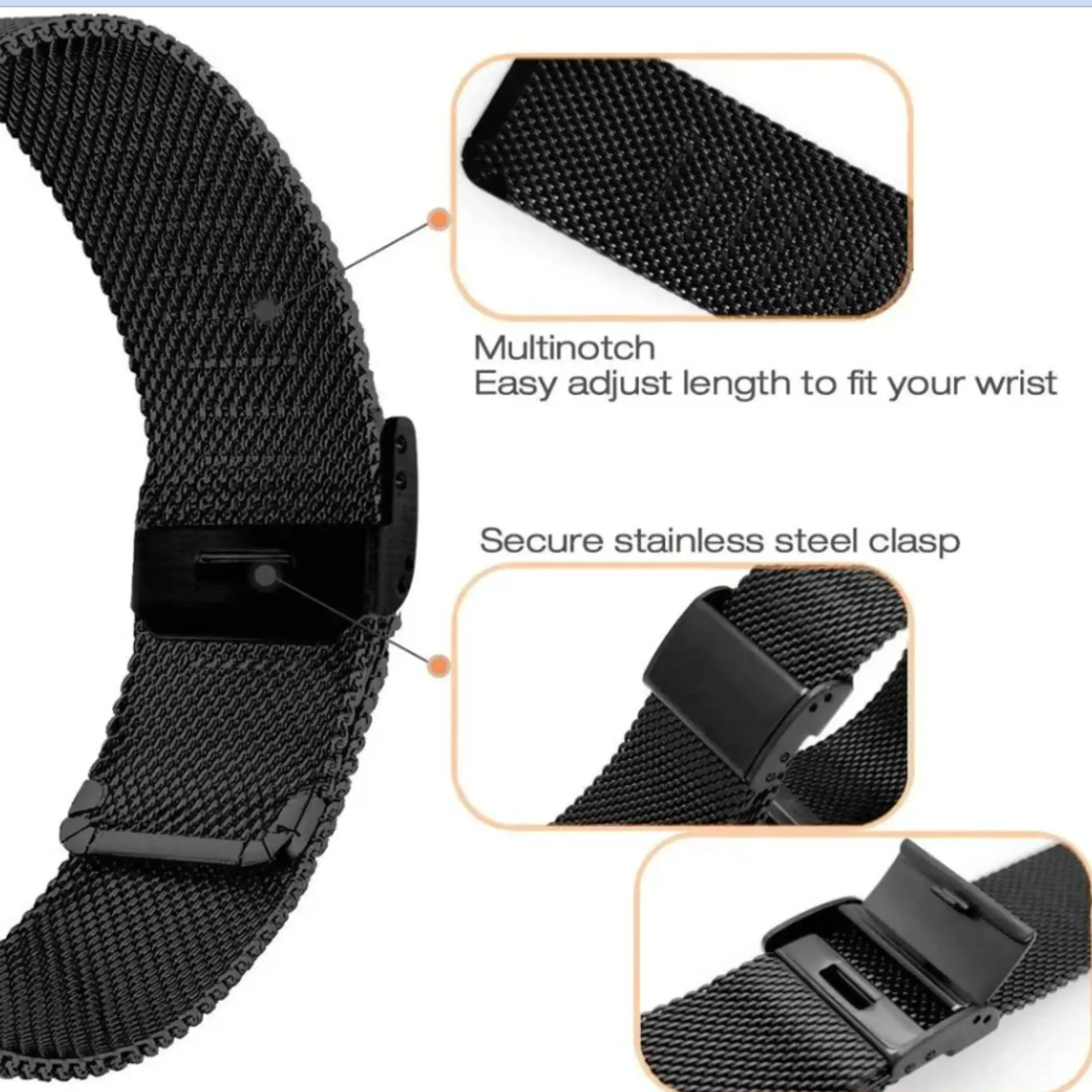 Milanese Loop Watch Band