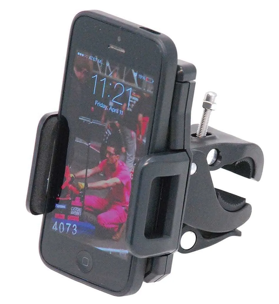 Motorcycle Handlebar Clip On Cell Phone Mount #AC0645CELL