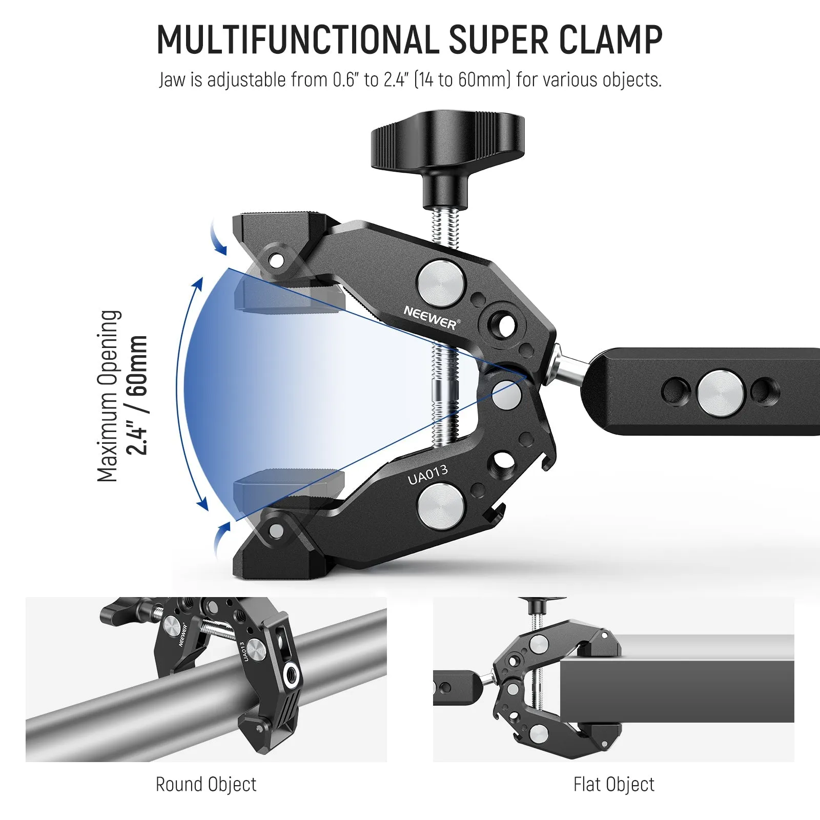 NEEWER UA013 Super Clamp with Magic Arm