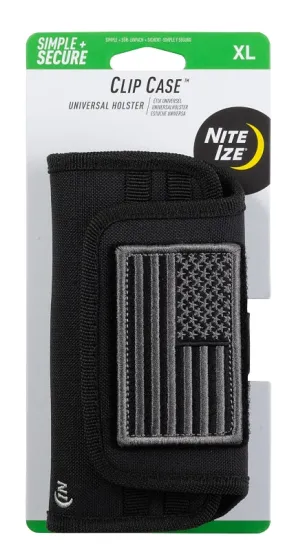 Nite Ize Clip Case CCSXLUS-01-R3 Universal Phone Holster, XL, USA Patch :CD: QUANTITY: 1