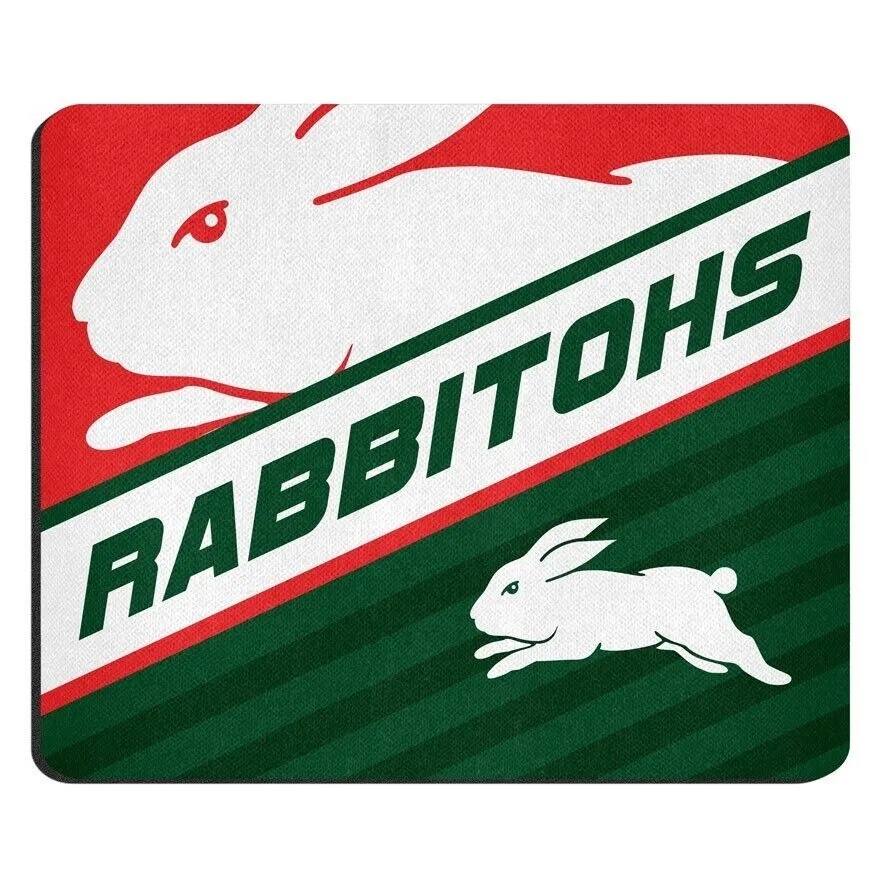 NRL Mouse Mat - South Sydney Rabbitohs - Mouse Pad - 22cm x 19cm