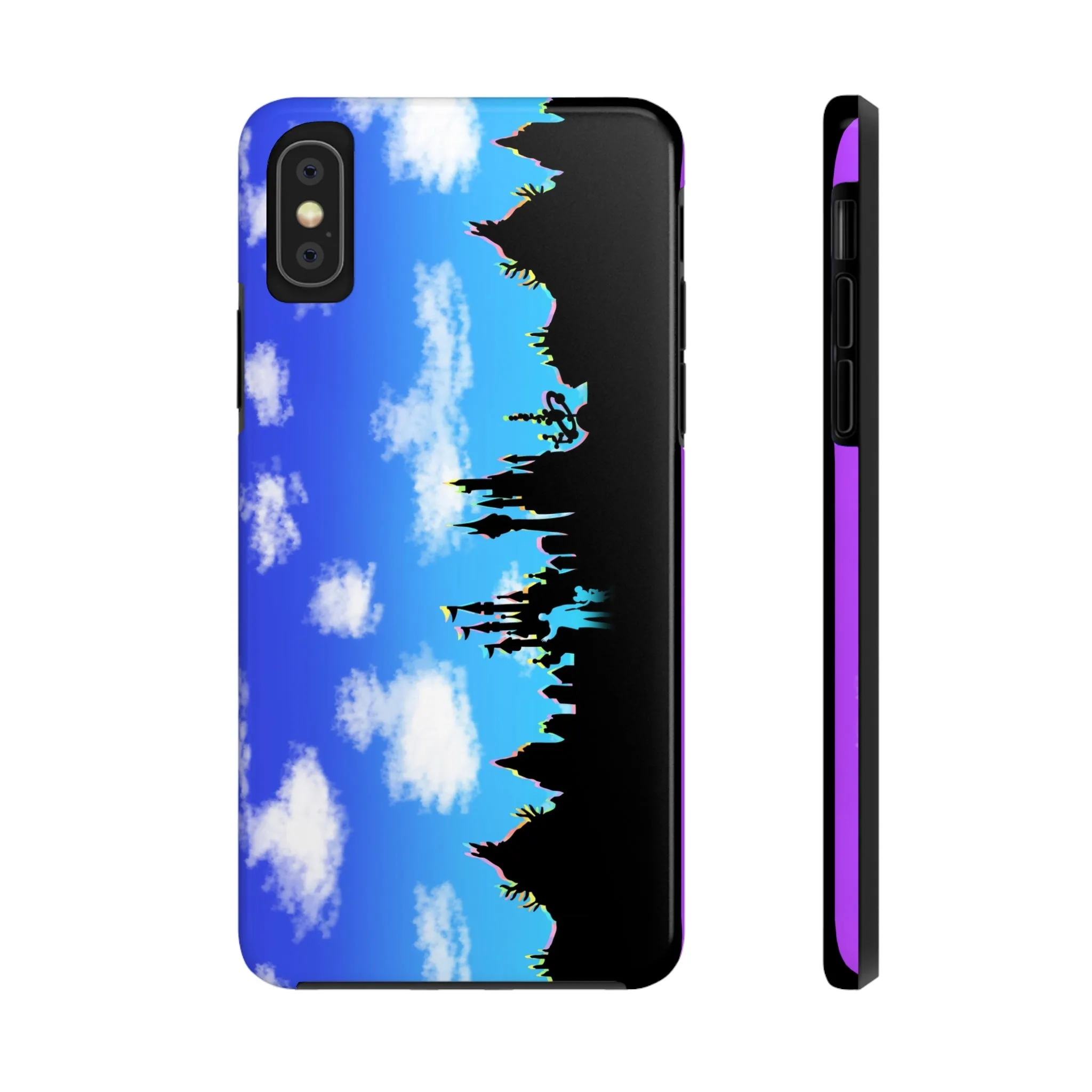 Park Border Skyline Silhouette Ride Phone Case Gift Inspired Fan Art Movie