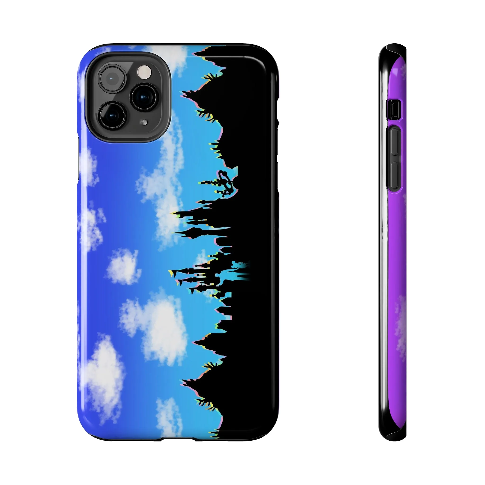 Park Border Skyline Silhouette Ride Phone Case Gift Inspired Fan Art Movie