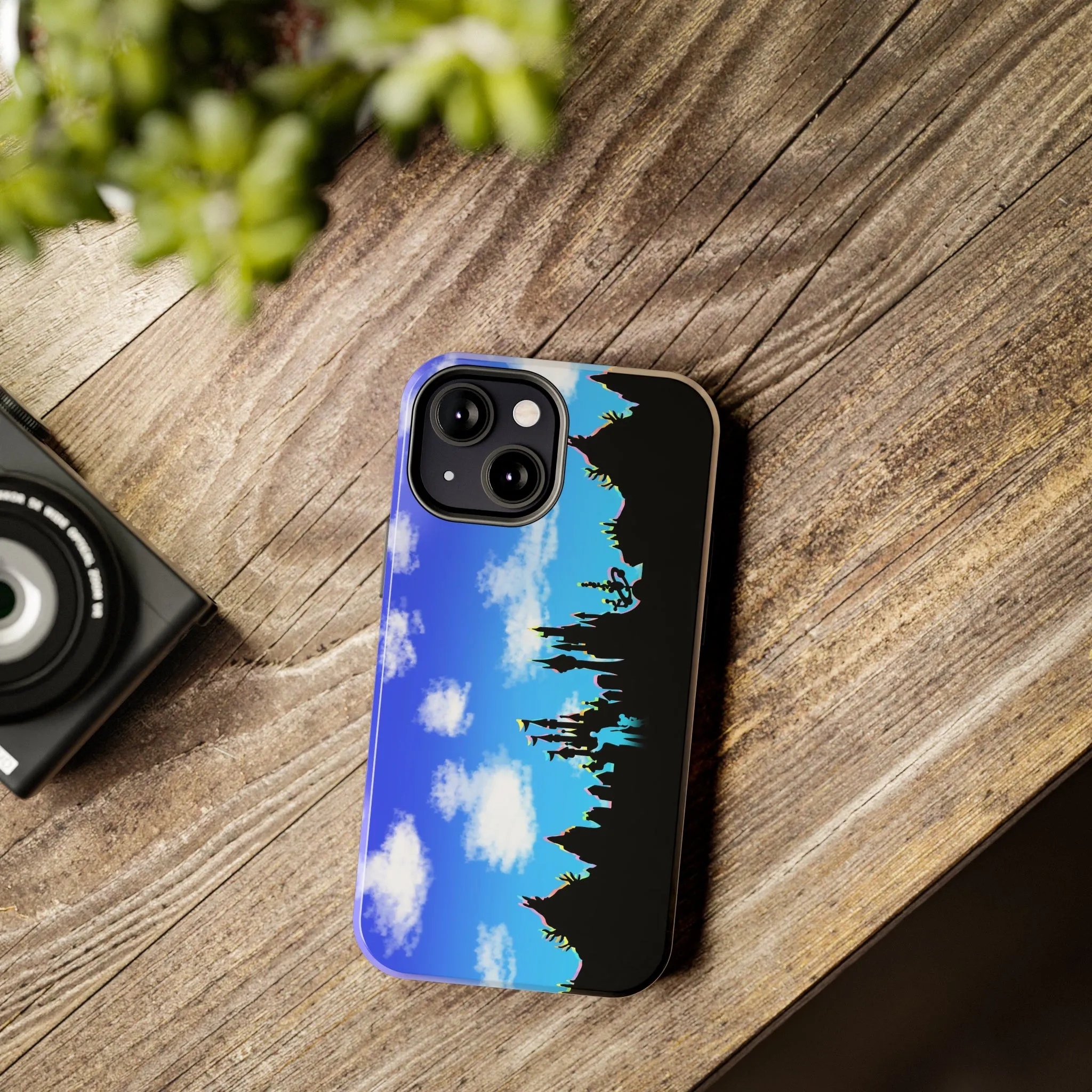 Park Border Skyline Silhouette Ride Phone Case Gift Inspired Fan Art Movie