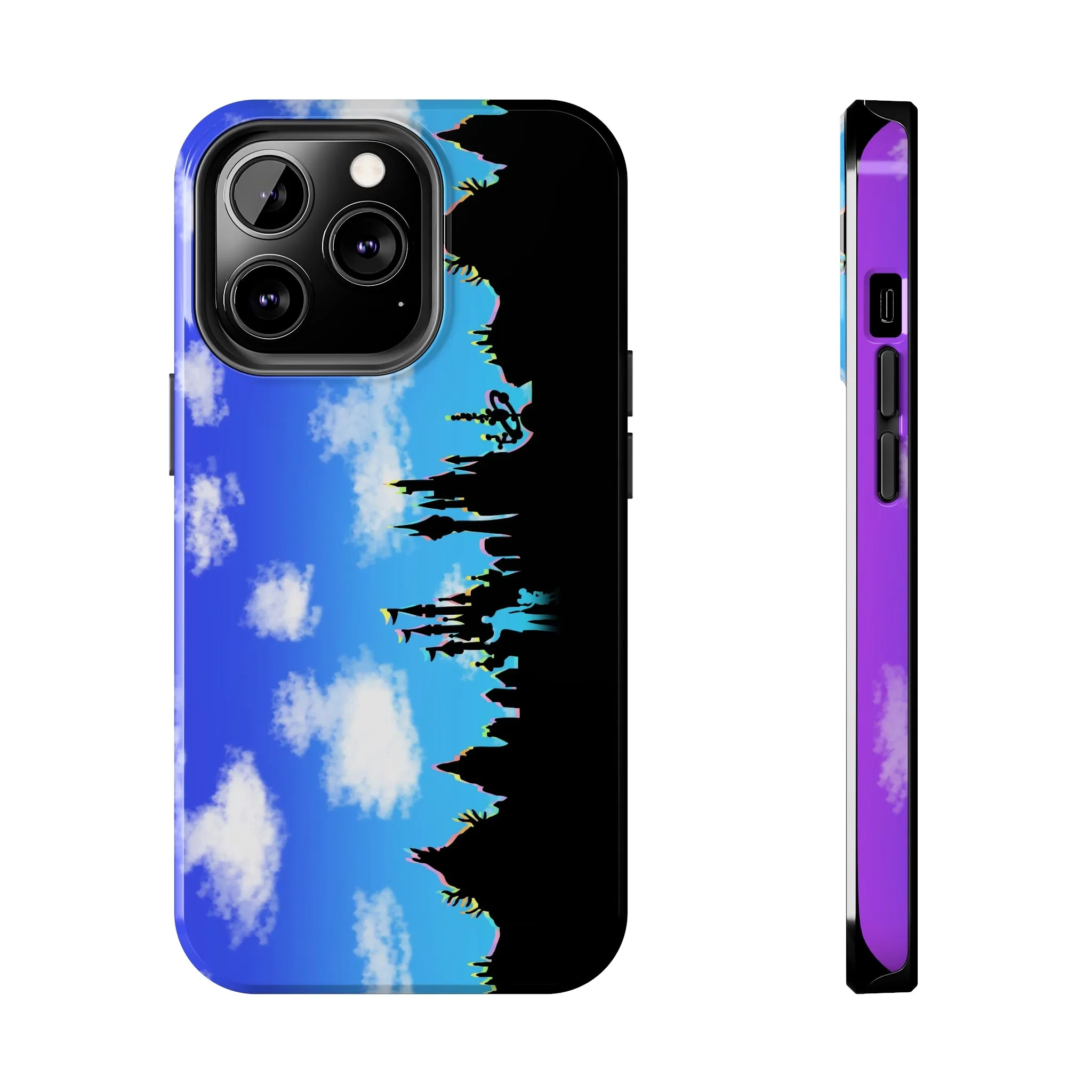 Park Border Skyline Silhouette Ride Phone Case Gift Inspired Fan Art Movie