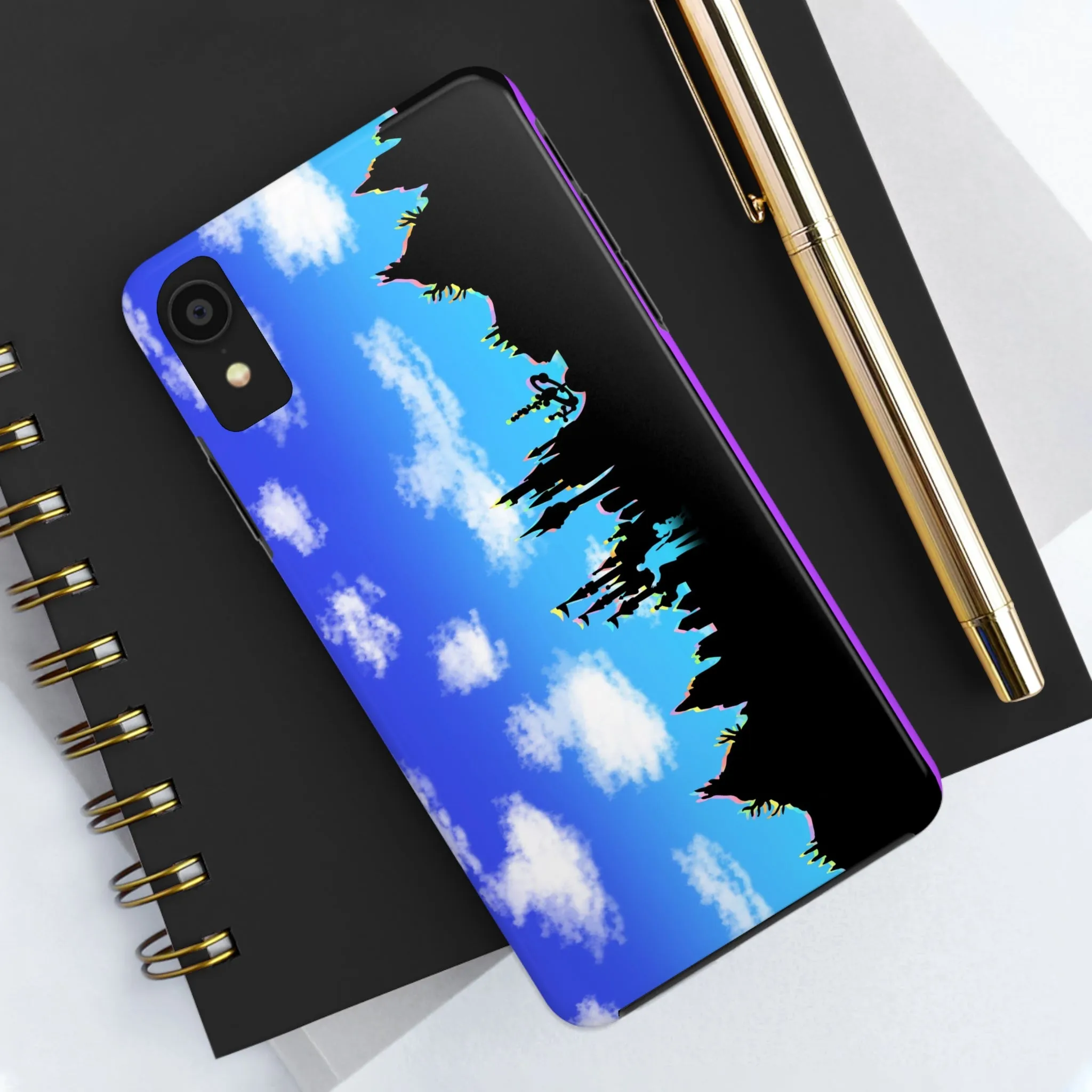 Park Border Skyline Silhouette Ride Phone Case Gift Inspired Fan Art Movie