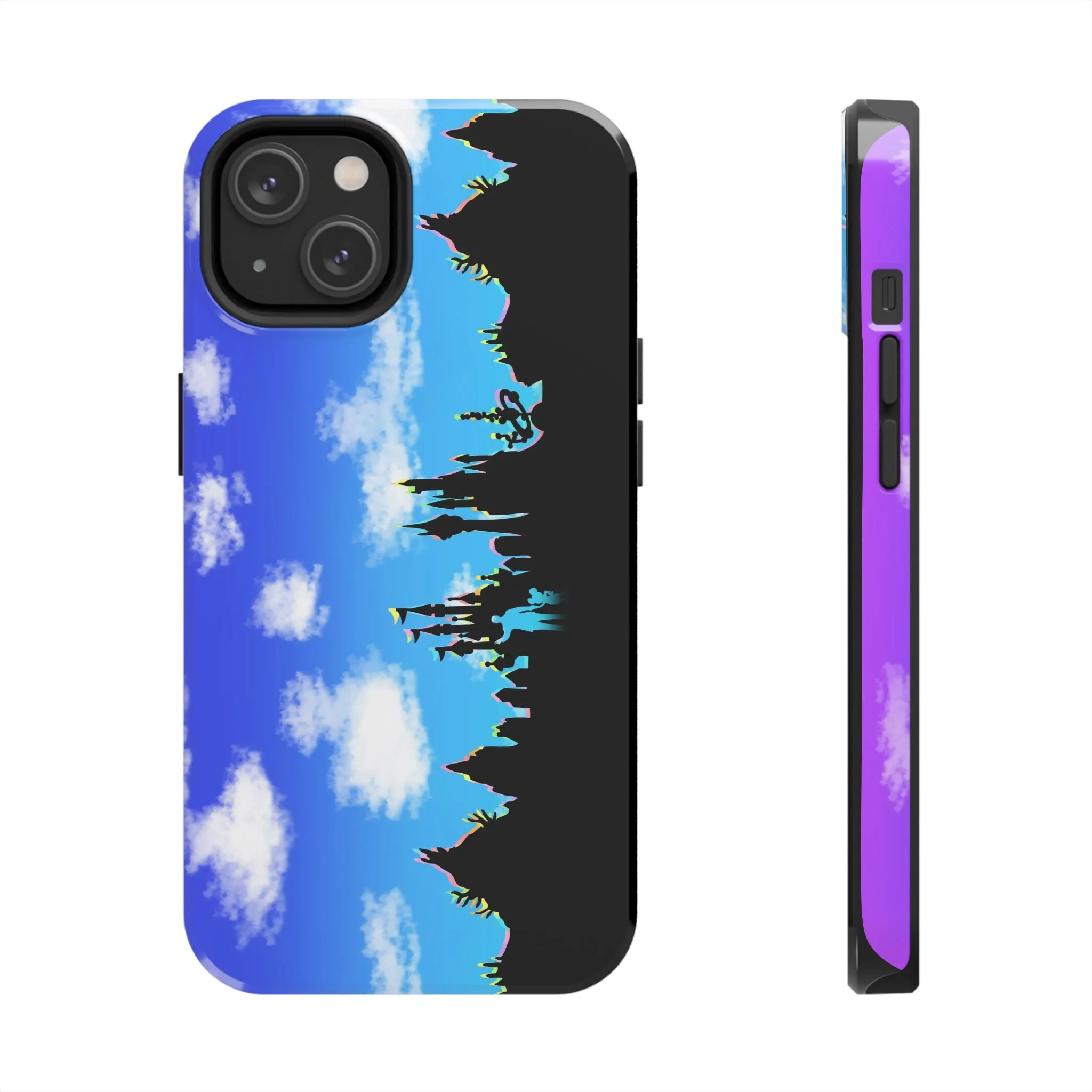 Park Border Skyline Silhouette Ride Phone Case Gift Inspired Fan Art Movie