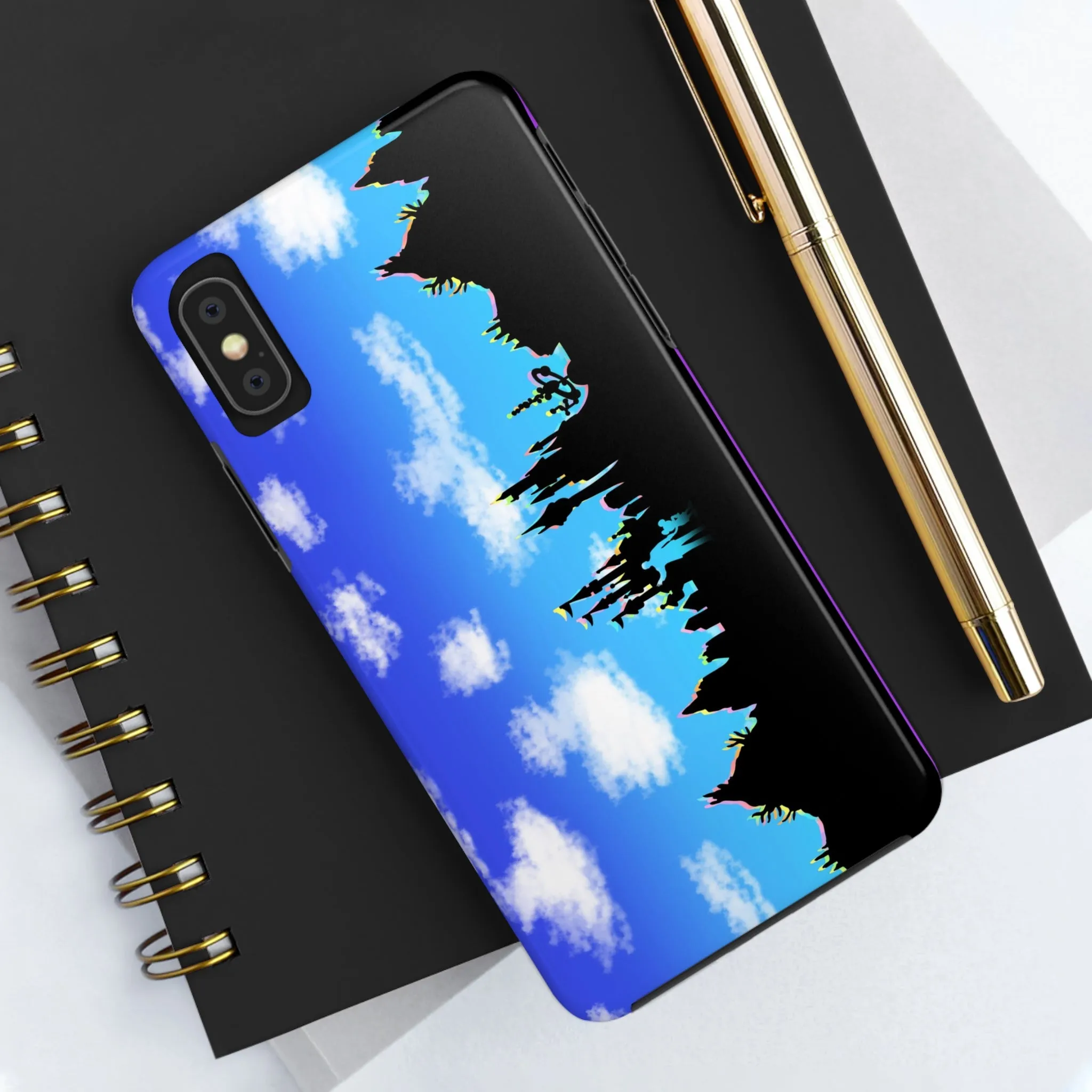 Park Border Skyline Silhouette Ride Phone Case Gift Inspired Fan Art Movie