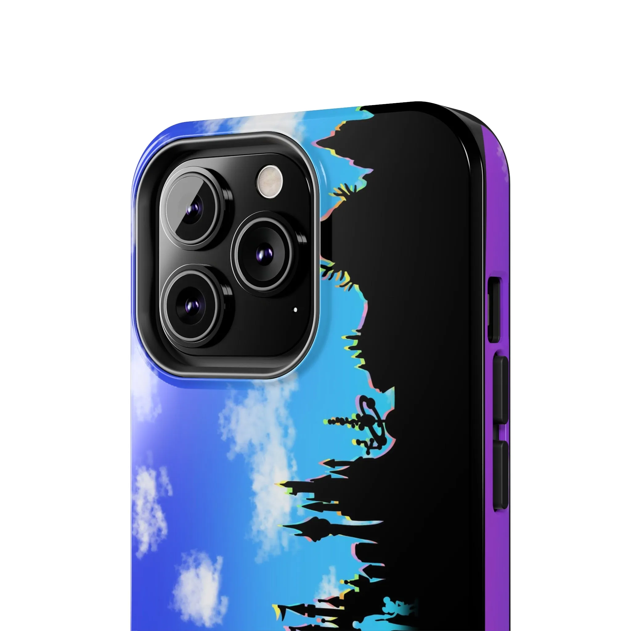 Park Border Skyline Silhouette Ride Phone Case Gift Inspired Fan Art Movie